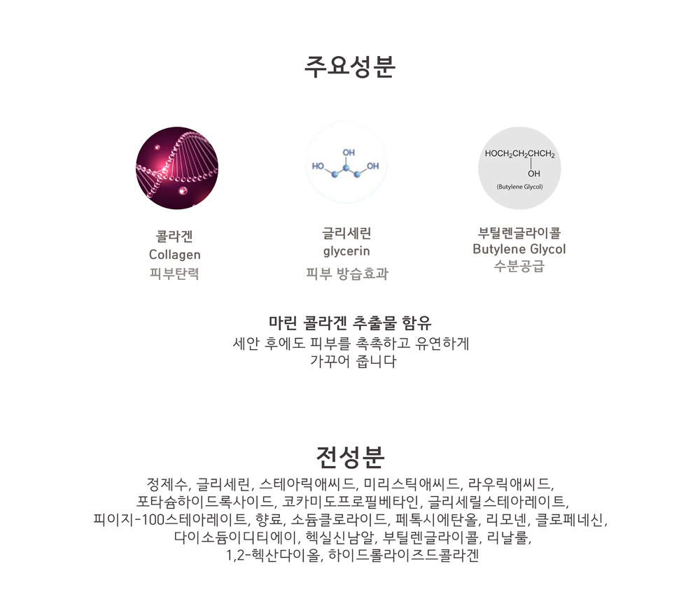 위시스 콜라겐 인텐시브 폼 클렌징